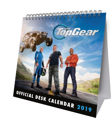 Top Gear Desk Easel Official 2019 Calendar - Desk Easel Format