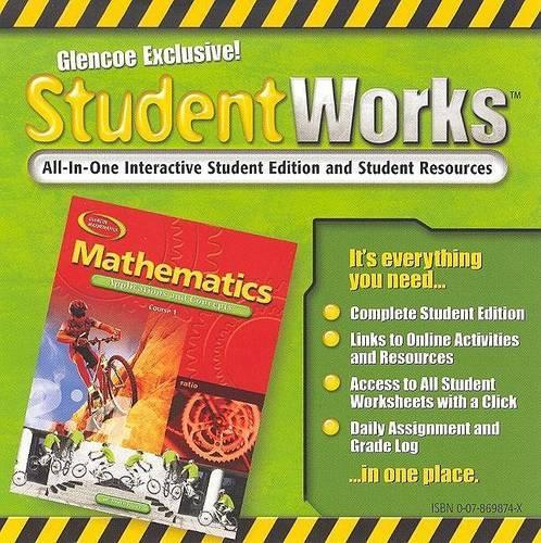 Mathematics: Applications and Concepts, Course 1, Studentworks CD-ROM