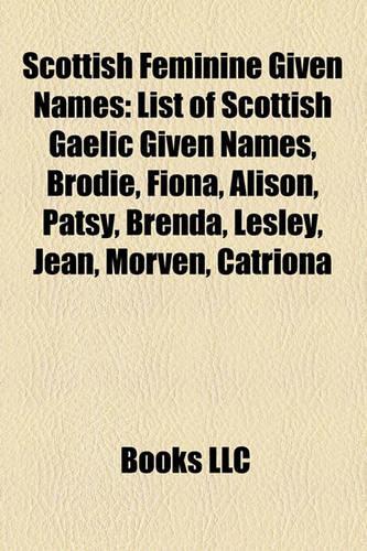 Scottish Feminine Given Names