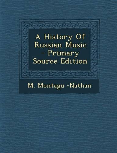A History of Russian Music