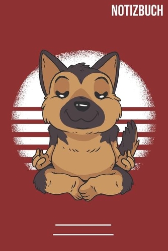 Notizbuch Schäferhund Yoga: A5 Notebook - 111 Seiten - Extra Kalender 2020 - Einzigartig - Dotgrid - Dotted - Punktraster - Geschenk - Geschenkidee