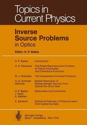 Inverse Source Problems in Optics: (Topics in Current Physics)