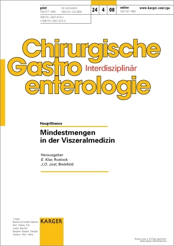 Mindestmengen in der Viszeralmedizin