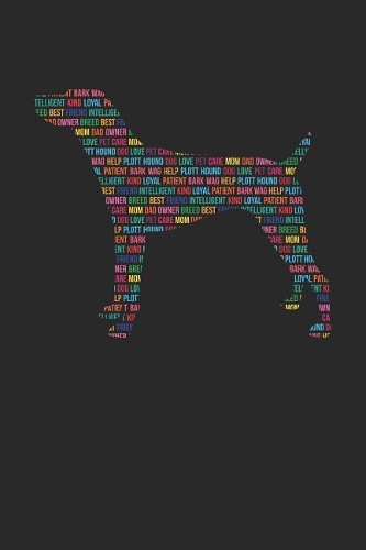 Plott Hound Notebook 'Word Cloud' - Gift for Plott Hound Lovers - Plott Hound Journal: Medium College-Ruled Journey Diary, 110 page, Lined, 6x9 (15.2 x 22.9 cm)