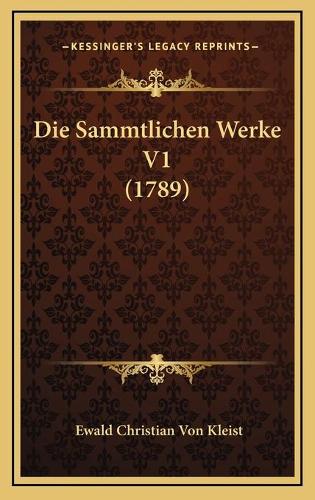 Die Sammtlichen Werke V1 (1789)