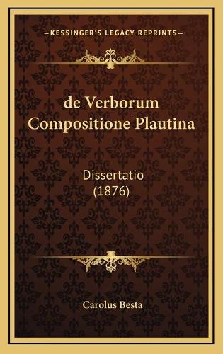 de Verborum Compositione Plautina