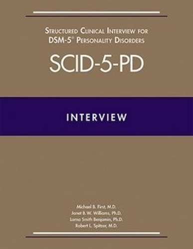 Structured Clinical Interview for DSM-5® Personality Disorders (SCID-5-PD): (English)