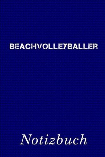 Beachvolleyballer Notizbuch
