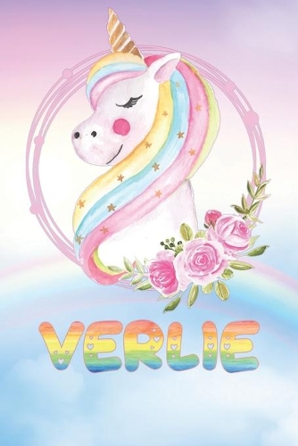 Verlie: Want To Give Verlie A Unique Memory & Emotional Moment? Show Verlie You Care With This Personal Custom Named Gift With Verlie's Very Own Unicorn Cus