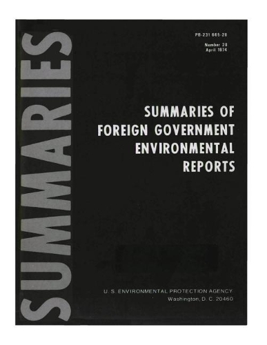 Summaries of Foreign Government Environmental Reports: Number 20