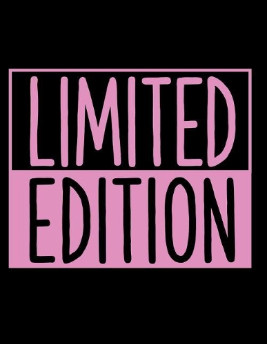 Limited Edition: Notebook, Journal, Diary or Sketchbook with Lined Paper