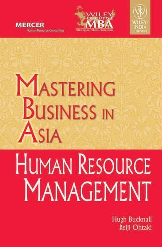 Mastering Business In Asia: Human Resource Management
