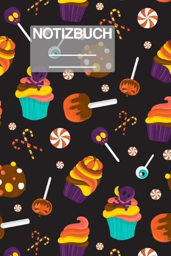 Notizbuch A5 Muster Zeichnung Muffins Suesse Lolli: - 111 Seiten - EXTRA Kalender 2020 - Einzigartig - Kariert - Karo - Raster - Geschenk - Geschenkidee