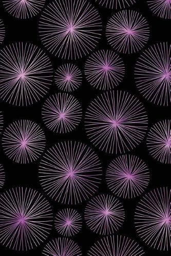 Journal Notebook Watercolor Dandelion Puff Balls Pattern 9