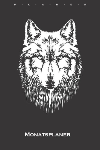 Wolf Kopf Monatsplaner