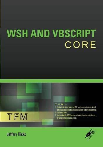 WSH and VBScript Core: Tfm