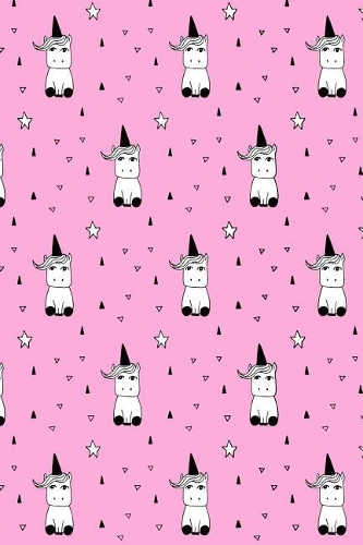 Journal Notebook Cute Little Unicorns Pattern 2