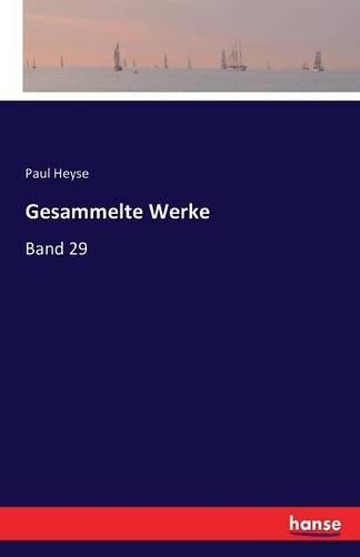 Gesammelte Werke: Band 29(German)