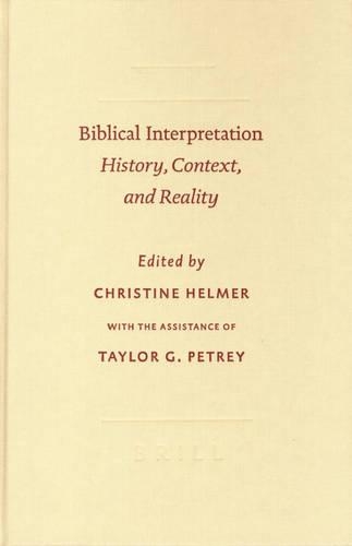 Biblical Interpretation: History, Context, and Reality(26 SBL - Symposium)