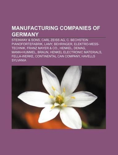 Manufacturing Companies of Germany