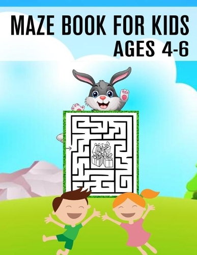Maze Book For Kids Ages 4-6