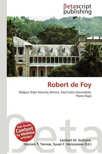 Robert de Foy: (English)