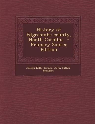 History of Edgecombe County, North Carolina