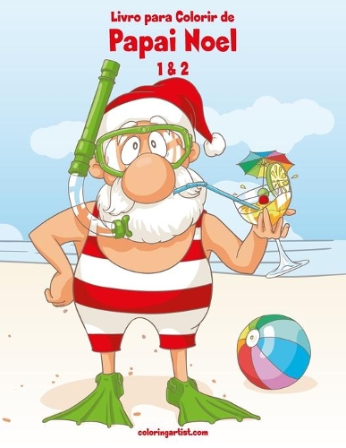 Livro para Colorir de Papai Noel 1 & 2