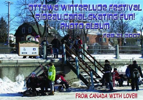Ottawa Winterlude Festival - Rideau Canal Skateway Fun! Feb 21, 2007 Photo Album (English eBook C3)