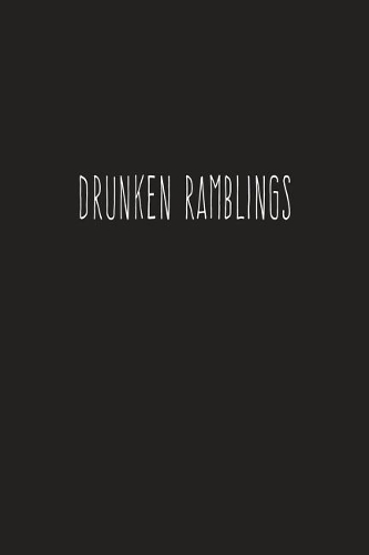 Drunken Ramblings: Funny Journal Cover Notebook
