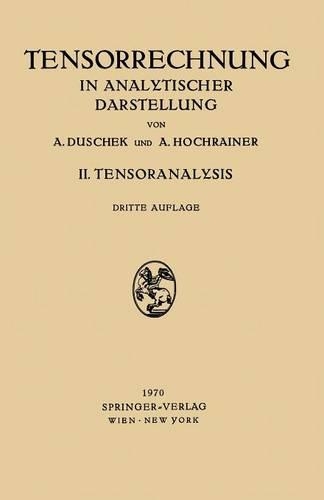 Grundzuge Der Tensorrechnung in Analytischer Darstellung