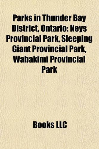 Parks in Thunder Bay District, Ontario