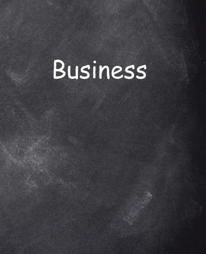 School Composition Book Business Chalkboard Style 200 Pages
