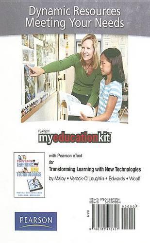 MyEducationKit with Pearson eText -- Standalone Access Card -- for Transforming Learning with New Technologies: With Pearson Etext(English)