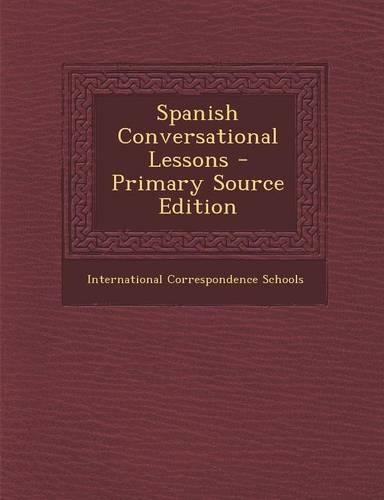 Spanish Conversational Lessons