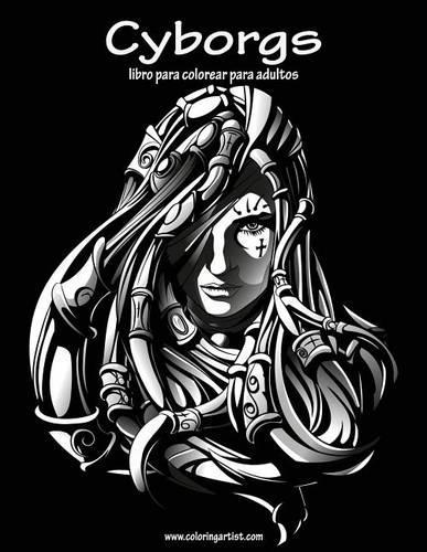 Cyborgs Libro Para Colorear Para Adultos 1