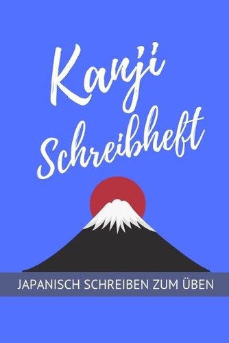 Kanji Schreibheft Japanisch Schreiben zum Üben