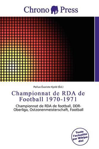 Championnat de RDA de Football 1970-1971: (French)