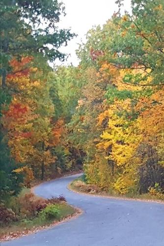 2020 Weekly Planner Winding Country Road 134 Pages