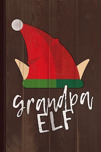 Grandpa Elf Christmas Journal Notebook