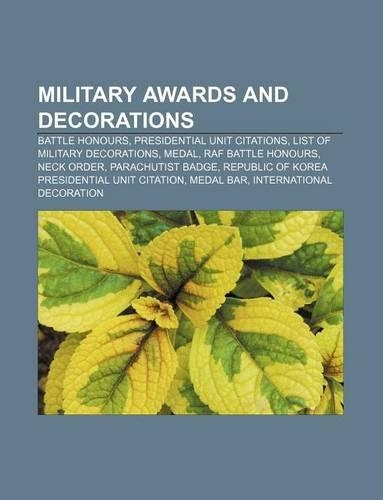 Military Awards and Decorations