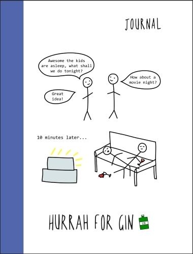 Hurrah For Gin: A5 Tabbed Notebook