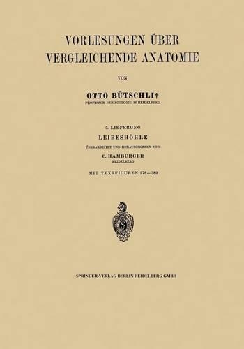 Vorlesungen über Vergleichende Anatomie