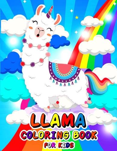 Llama Coloring Book for Kids
