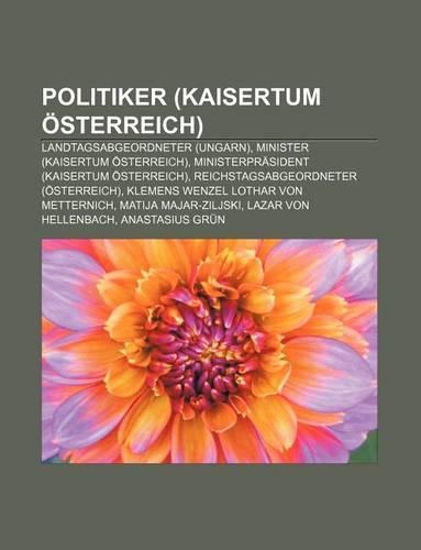 Politiker (Kaisertum Osterreich)