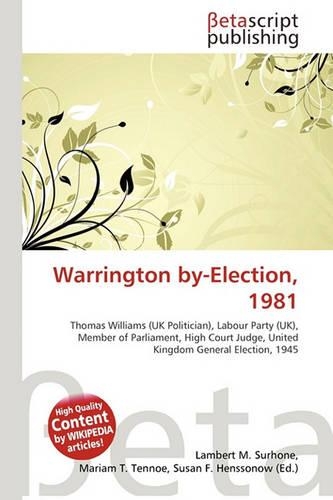 Warrington By-Election, 1981