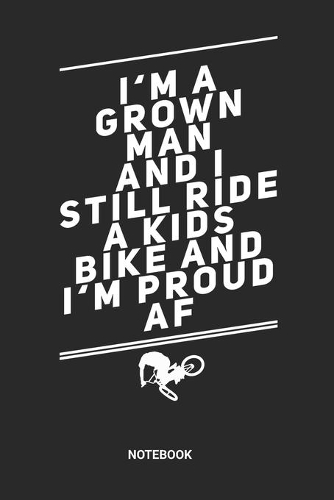 Notebook: BMX Bike Notebook (6x9 inches) with Blank Pages ideal as a Biking Journal. Perfect as a Biker Book or Sketchbook for all Little BMXer Bikes Lover. G