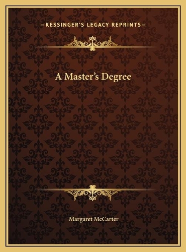 A Master's Degree