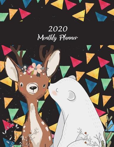 2020 Monthly Planner: Kiss Couple Gift, Monthly Calendar Book 2020, Weekly/Monthly/Yearly Calendar Journal, Large 8.5" x 11" 365 Daily journal Planner, 12 Months Calendar