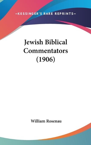 Jewish Biblical Commentators (1906)